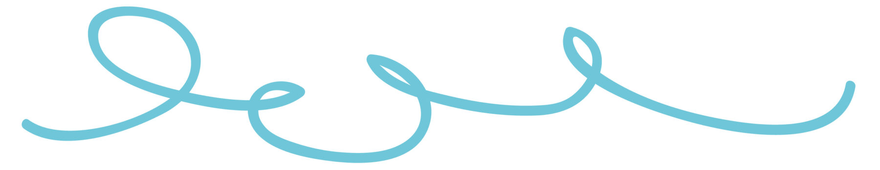 Blue thread scribble